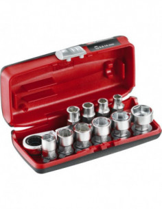 Coffret Cliquet et douilles 1/4" coffret RXPICOPB