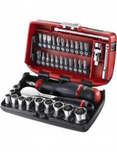 Coffret Cliquet et douilles 1/4" coffret R.181NANOPB