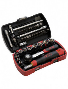 Coffret Cliquet et douilles 1/4" coffret pocket light