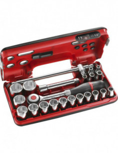 Coffret Cliquet et douilles 1/2" coffret S.360DBOX4PB