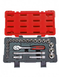 Coffret Cliquet et douilles 1/2" coffret plastique