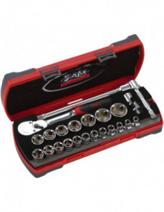 Coffret Cliquet chantier et douilles 1/2"