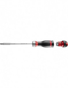 Tournevis 3 en 1 porte-embouts à cliquet