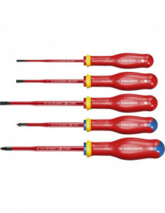 Jeu de 5 tournevis isolés 1000V