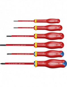 Jeu de 6 tournevis isolés 1000V