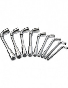 Clé à pipe jeu de 9