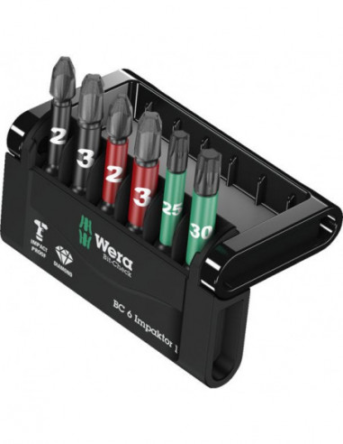 Embout impaktor en coffret de 6 pièces