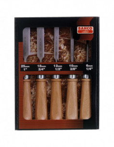 Ciseau à bois Jeu de 5