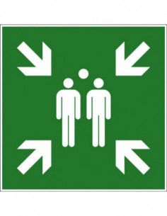 Panneau point de rassemblement