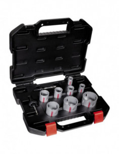 Coffret de scies trépans bimétal