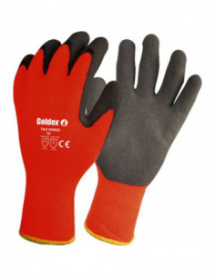 Gants enduit latex TAC10RED 2