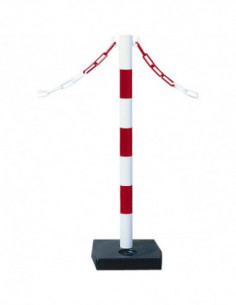 Poteau PVC sur socle 2