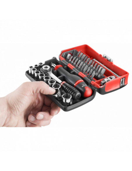 Coffret Cliquet et douilles 1/4" coffret R2NANOPB