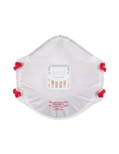 Lot 10 masques FFP3 avec valve Milwaukee