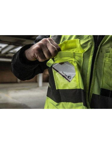 Gilet haute-visibilité jaune Milwaukee