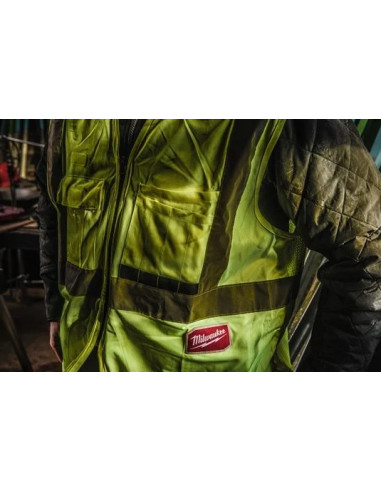 Gilet haute-visibilité jaune Milwaukee