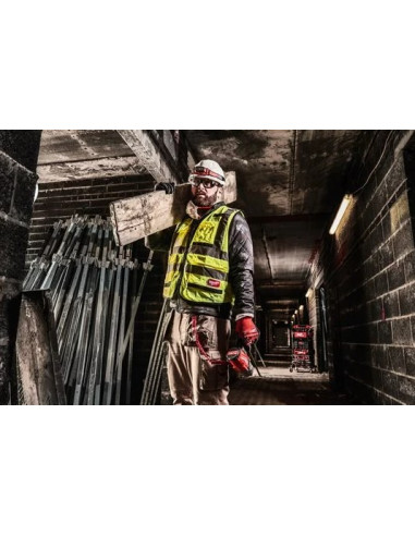 Gilet haute-visibilité jaune premium... Gilet haute-visibilité jaune premium...