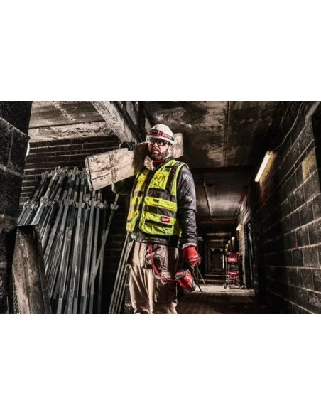 Gilet haute-visibilité jaune premium Milwaukee