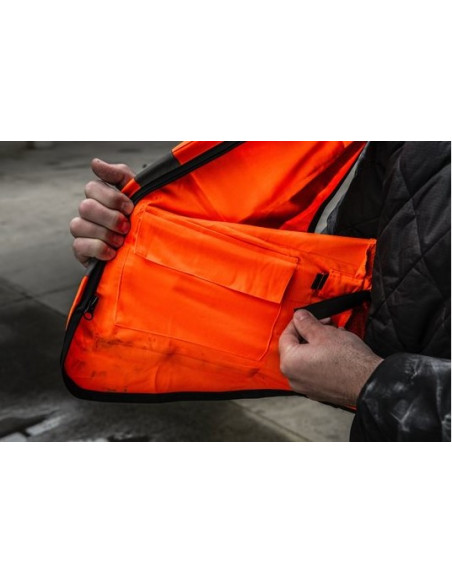 Gilet haute-visibilité orange premium Milwaukee