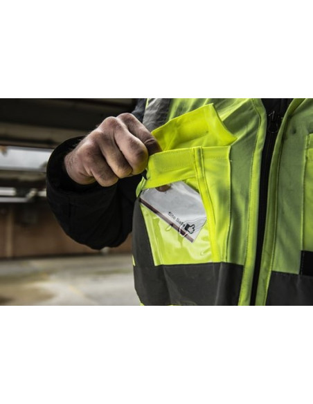 Gilet haute-visibilité jaune S/M Milwaukee