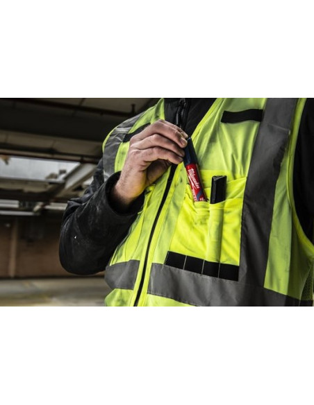 Gilet haute-visibilité jaune S/M Milwaukee