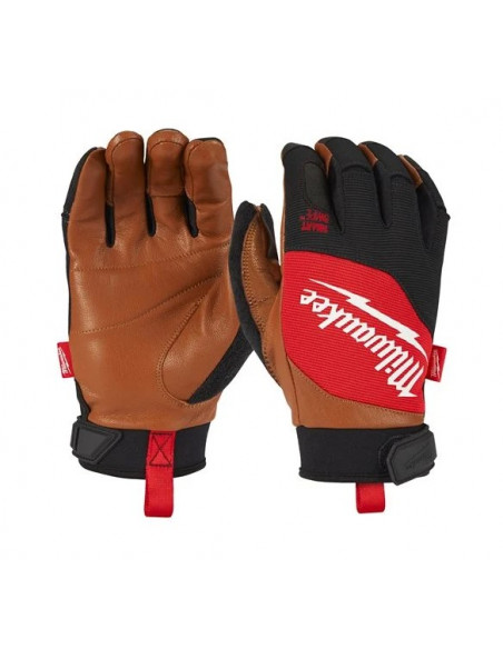 Paire de gants cuir hybrides taille 8 Milwaukee