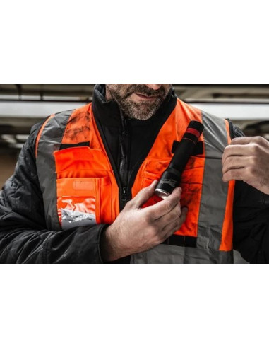 Gilet haute-visibilité Premium Orange...