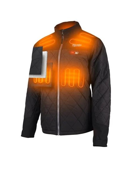Blouson chauffant matelassé M12 HJP-0 taille M Milwaukee