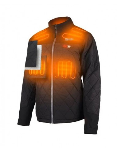 Blouson chauffant matelassé M12 HJP-0... Blouson chauffant matelassé M12 HJP-0...