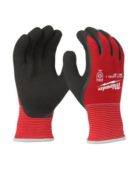 Gants d'hiver anti-coupure niveau 1/A taille 10 Milwaukee
