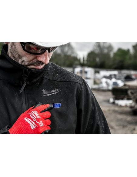 Blouson chauffant noir M12 HJBL5-0 Taille S Milwaukee