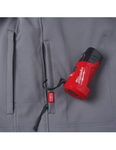 Blouson chauffant gris M12... 2