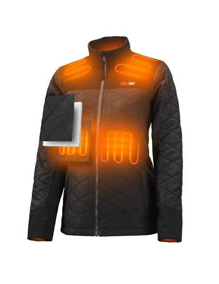 Blouson chauffant matelassé femme taille M Milwaukee